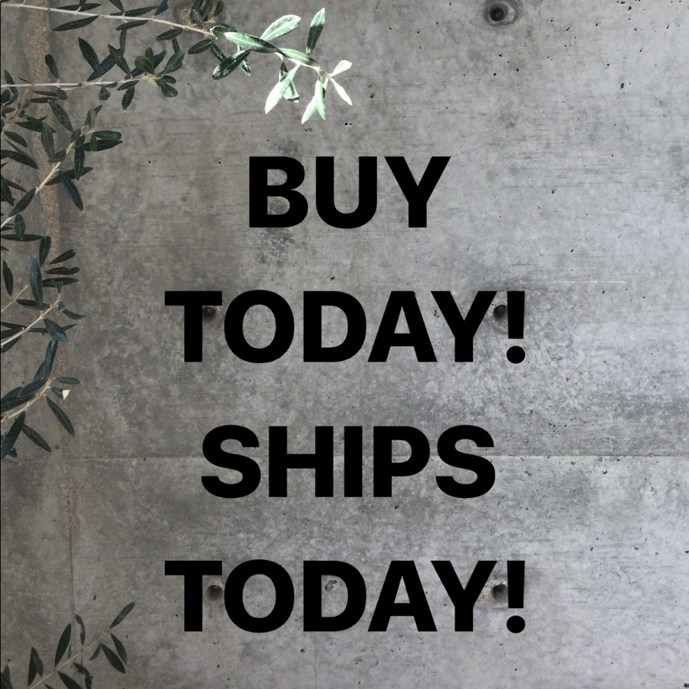 Buy it today and I’ll ship it today 🥳